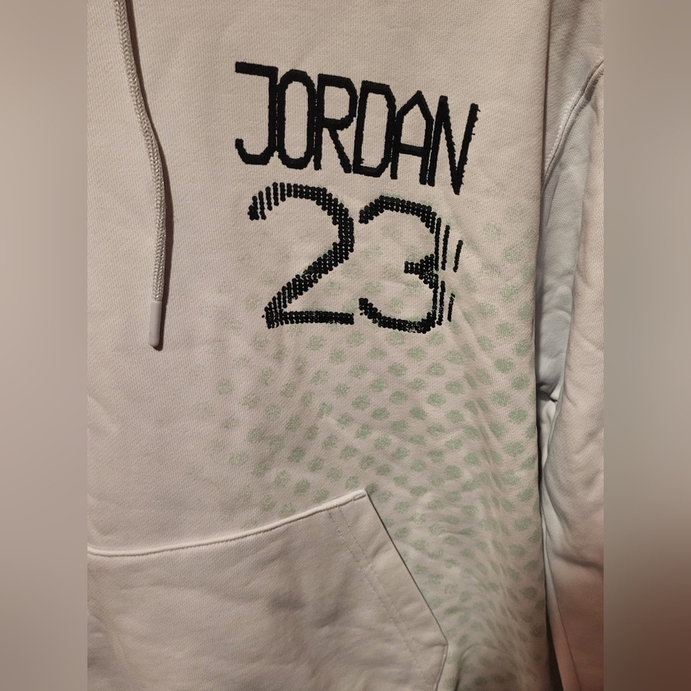 Nike Jordan Flight Fleece "LNY" Women's Pullover Hoodie White Size XS NEW!0 - Picture 4 of 8